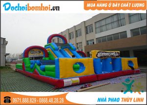 Nhà Vượt Chướng Ngại Vật Bơm Hơi 12m x 8m x 5m 2 nhà hơi vượt ngại vật