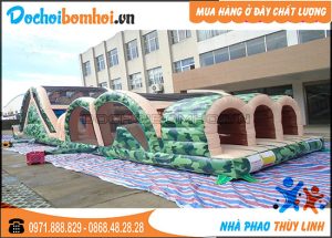 nhà bơm hơi vượt địa hình