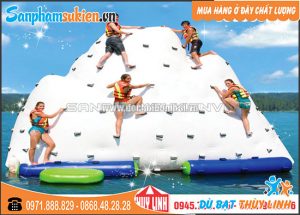 Tháp Phao Có Cầu Trượt No1 3 tháp phao bơm hơi dưới nước