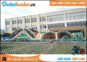 nhà bơm hơi vượt địa hình