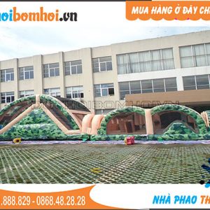 nhà bơm hơi vượt địa hình