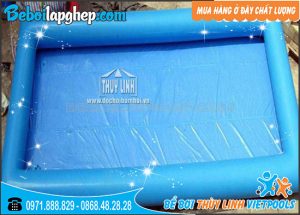 Bể Bơi Bơm Hơi Thùy Linh 2m x 2m x 0,3m 2 bể phao bơm hơi cho bé