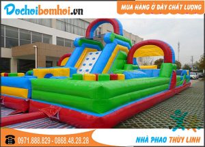 Nhà Vượt Chướng Ngại Vật Bơm Hơi 12m x 8m x 5m 3 nhà hơi vượt ngại vật