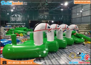 ngựa bơm hơi sắc màu