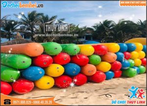 gậy bơm hơi team building