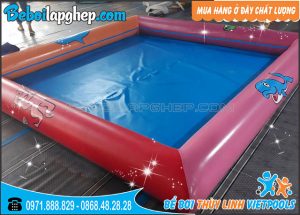 bể bơi bơm hơi sắc màu