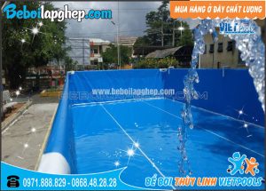 bể bơi di động lắp ghép tại Khánh Hóa