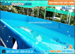 Bể Bơi Lắp Ghép Thông Minh 9,6m x 17,1m 3 bể bơi thông minh tại Sóc Trăng