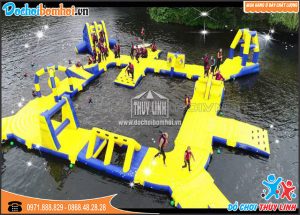 Mô Hình Bơm Hơi Tại Khu Sinh Thái Quảng Bình No1 3 công viên nước bơm hươi khổng lồ