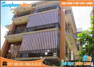 mái rủ bạt che nắng