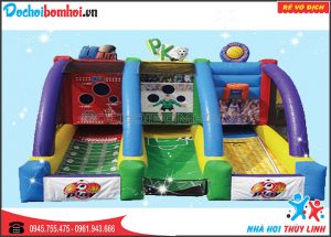 Nhà phao thể thao bơm hơi cho bé thoải mái vận động