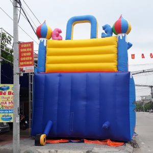 nhà hơi trượt nước bể bơi bơm hơi