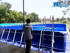 Hồ Bơi Lắp Ghép Thông Minh 11,1m x 20,1m 2 hồ bơi lắp ghép thông minh