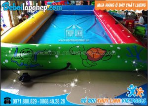 Bể Bơi Bơm Hơi Câu Cá Cho Bé 2m x 2m 3 bể bơi xúc cát