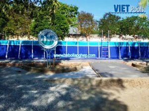 Hồ Bơi Thông Minh Lắp Ghép 8,1m x 21,6m 4 hồ bơi thông minh lắp ghép