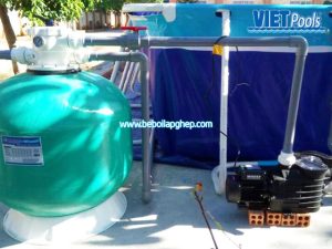 Hồ Bơi Thông Minh Lắp Ghép 8,1m x 21,6m 3 hồ bơi thông minh lắp ghép