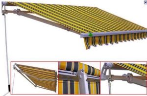 Mái Bạt Che Nắng 3 mái che hiên nhà rẻ đẹp