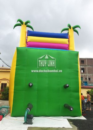 Nhà Hơi Trượt Nước Cây Dừa 4,2m x 6m 4 nhà hơi trượt nước