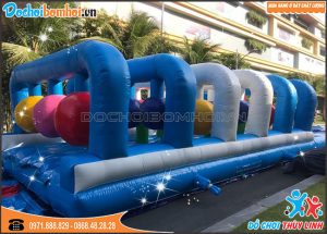 Nhà Phao Địa Hình Bơm Hơi 20m x 5m x 5m 2 nhà phao địa hình bơm hơi