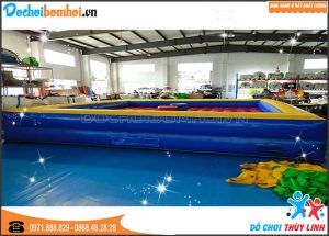 Nhà Phao Thể Thao Đối Kháng Bơm Hơi 6m x 6m x 1m 4 nhà phao thể thao