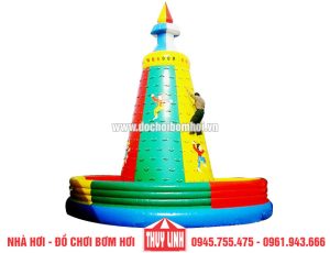 Nhà Hơi Leo Núi Rẻ Đẹp 6m x 6m x 7m 3 nhà hơi leo núi đẹp
