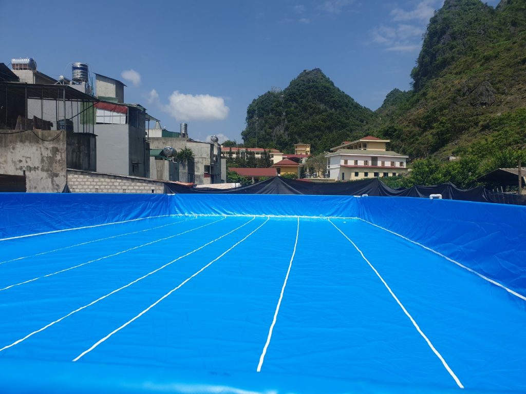 Hồ Bơi Dạy Bơi Lắp Đặt Tại Hà Giang 9.6x20.1x1.2m 1