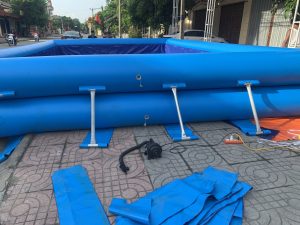 hồ phao 2 tầng bơm hơi