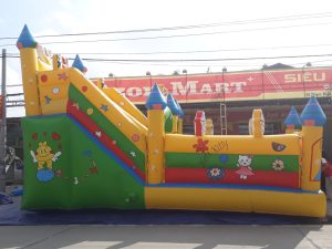 Nhà Phao Bơm Hơi Công Chúa Elsa 4.2m x 8m 8