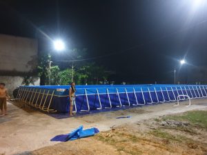 Bể Bơi Lắp Ghép Thông Minh 9,6m x 20,1m x 1,2m 3 Bể Bơi Lắp Ghép Thông Minh 9,6m x 20,1m x 1,2m 4