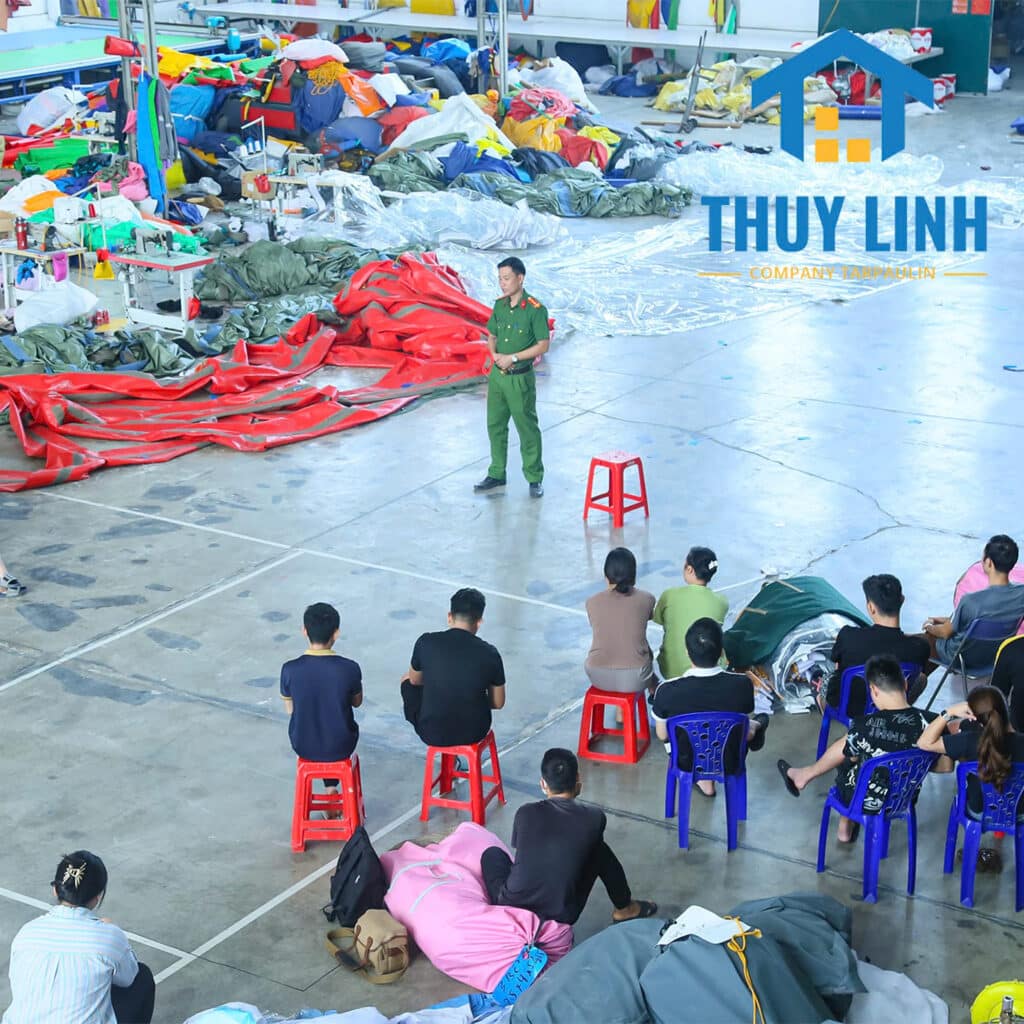 TẬP HUẤN VÀ THỰC HÀNH PHÒNG CHÁY CHỮA CHÁY TẠI CÔNG TY THÙY LINH 3