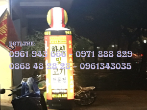 máy thổi rối hơi phát sáng từ đèn led