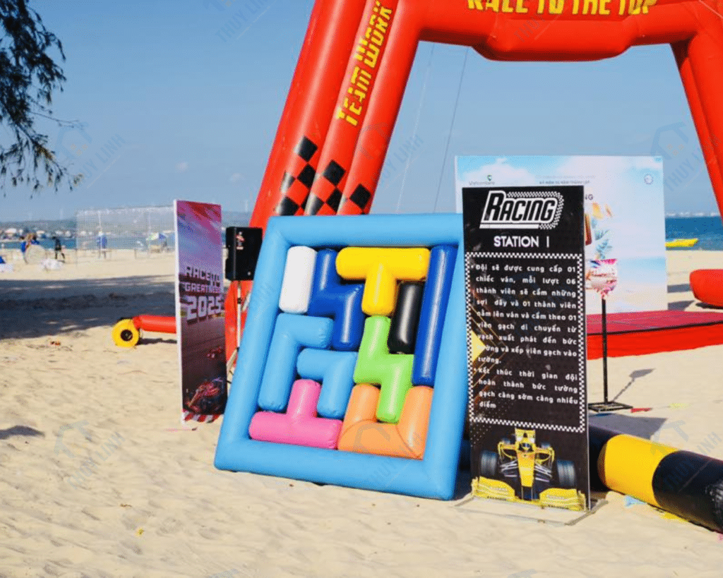 Xếp Hình Bơm Hơi – Đồ Chơi Team Building Sáng Tạo 12