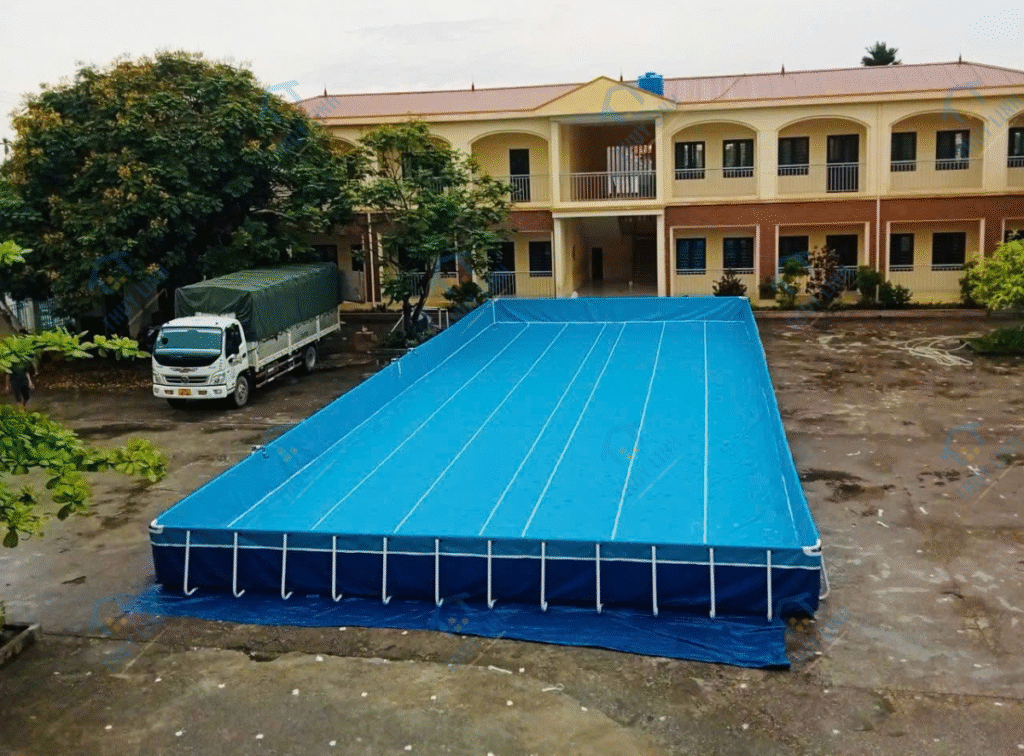 Hồ Bơi Khung Kim Loại 2