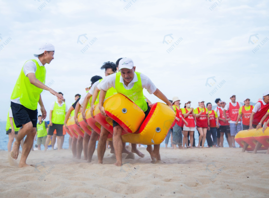Giày Hơi Teambuilding - Bạt 0.9mm Cao Cấp 12