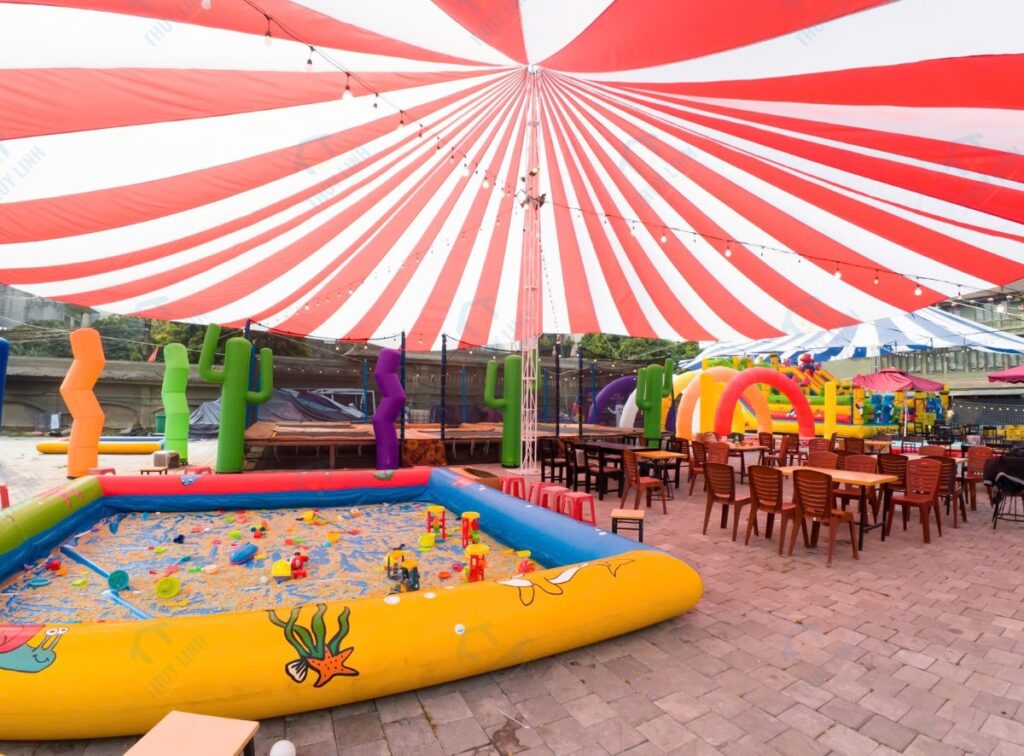 Dù Tròn Sự Kiện – Dù Che Sân Trường Giá Rẻ No1 14