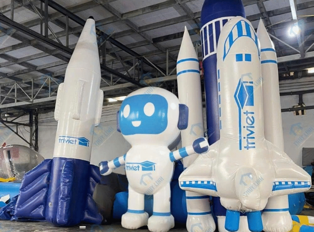 Linh vật bơm hơi phi hành gia