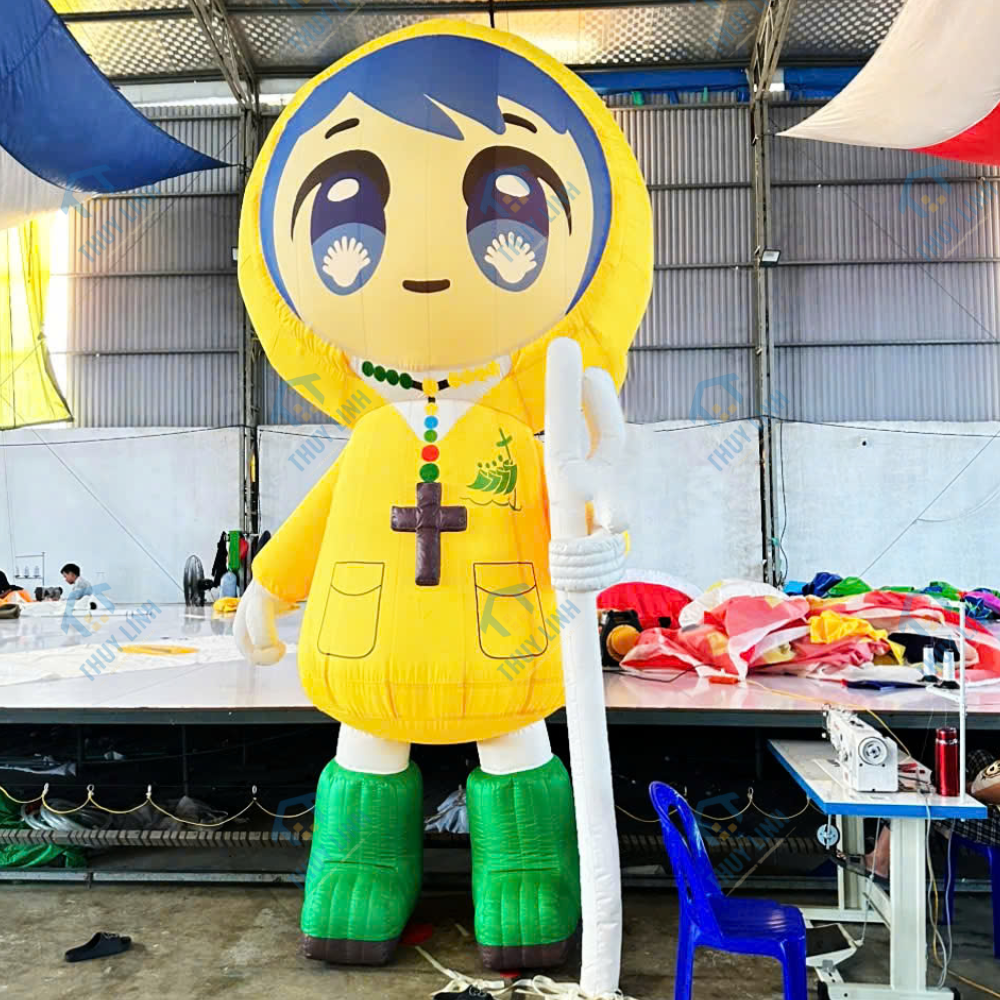 6 Linh Vật Bơm Hơi Tiêu Biểu Được Thùy Linh Sản Xuất Năm 2025