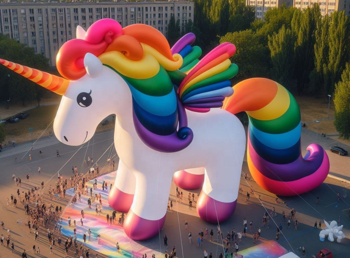 Mascot Bơm Hơi Thùy Linh – Linh Vật Bơm Hơi Số 1 Việt Nam