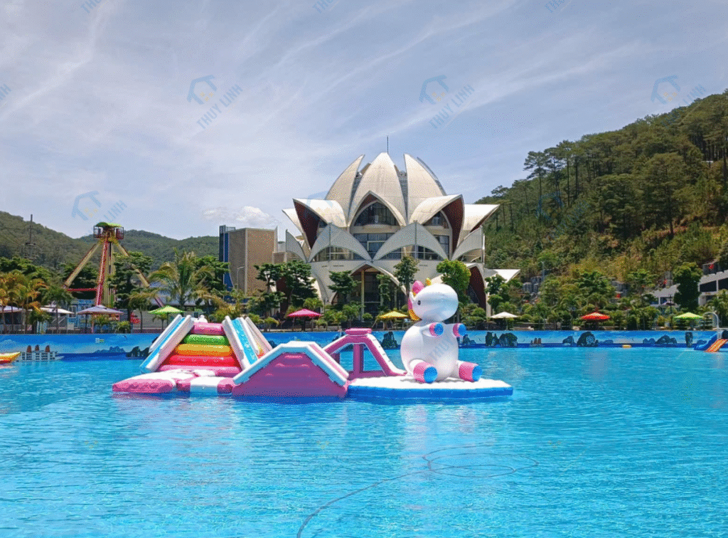 Linh vật bơm hơi Kì lân