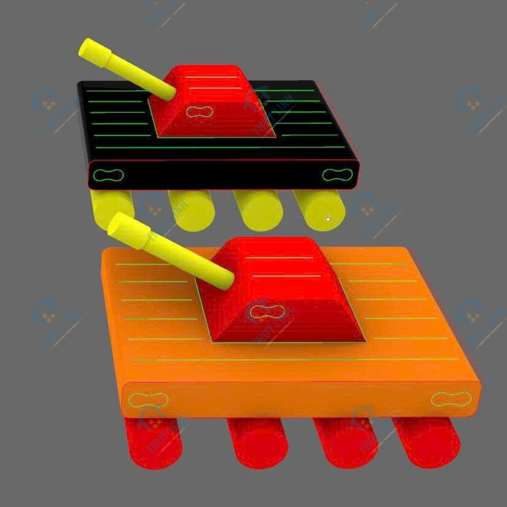 Xe Tăng Bơm Hơi Teambuilding No.1 5 Xe Tăng Bơm Hơi Teambuilding No.1 8