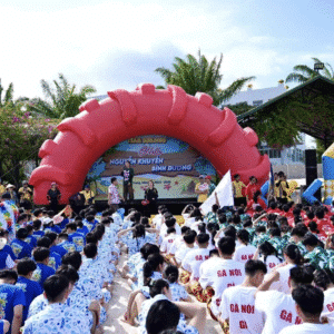 Cổng Hơi Bánh Xe Teambuilding Mẫu Mới 2026