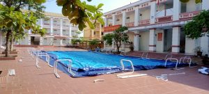 Bể Bơi Khung Kim Loại Di Động 9,6m x 20,1m x 1,2m 2 Bể Bơi Khung Kim Loại Di Động 9,6m x 20,1m x 1,2m 7
