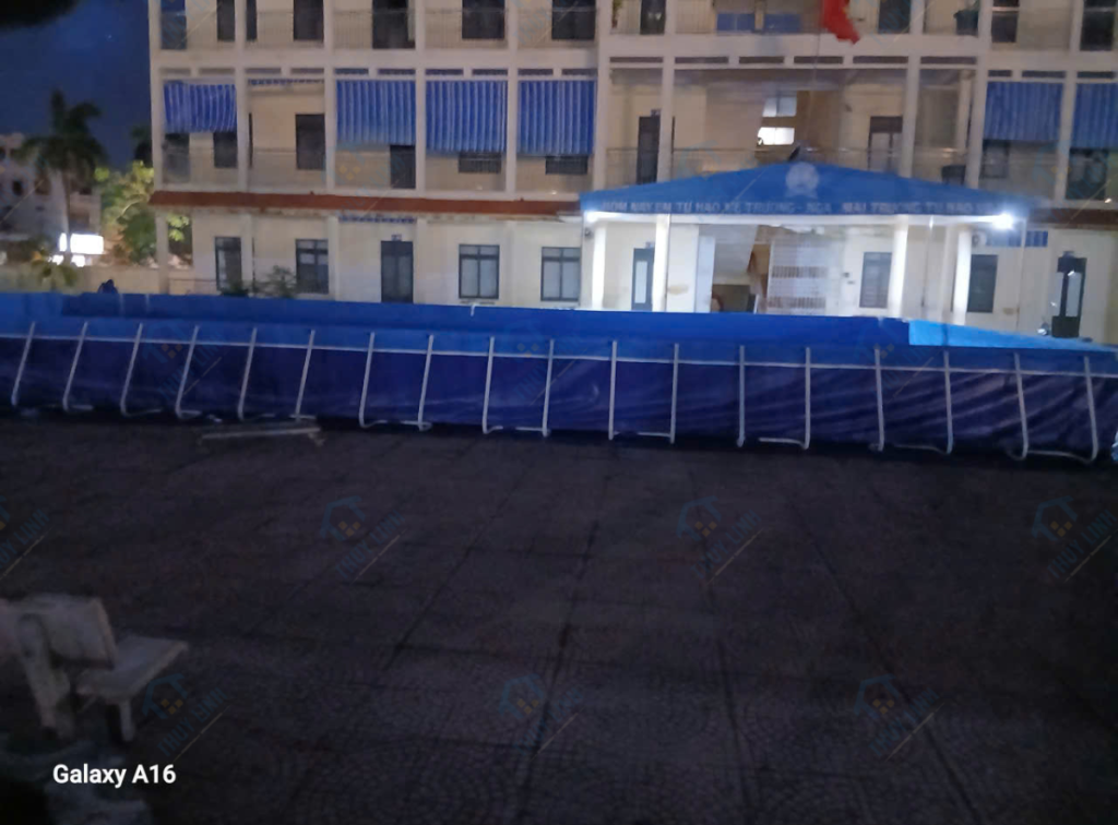 Hồ bơi khung kim loại giá rẻ
