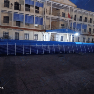 Hồ Bơi Khung Kim Loại Được Thùy Linh Vietpools Chạy Tiến Độ Như Thế Nào? 9